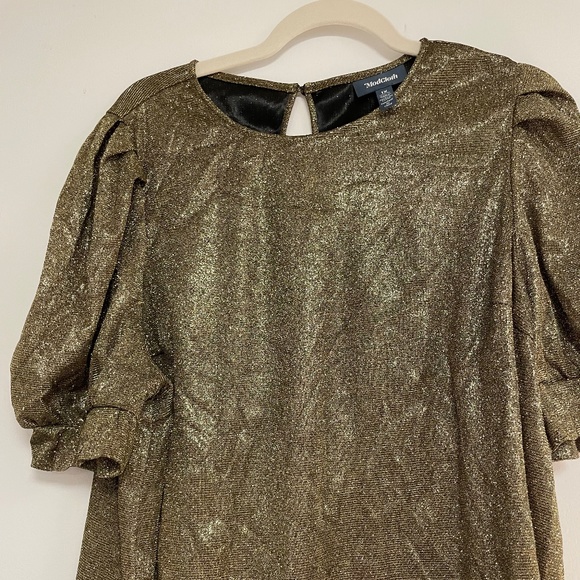 NWT Modcloth Too Glitzy to Function Top 1X - Picture 5 of 5